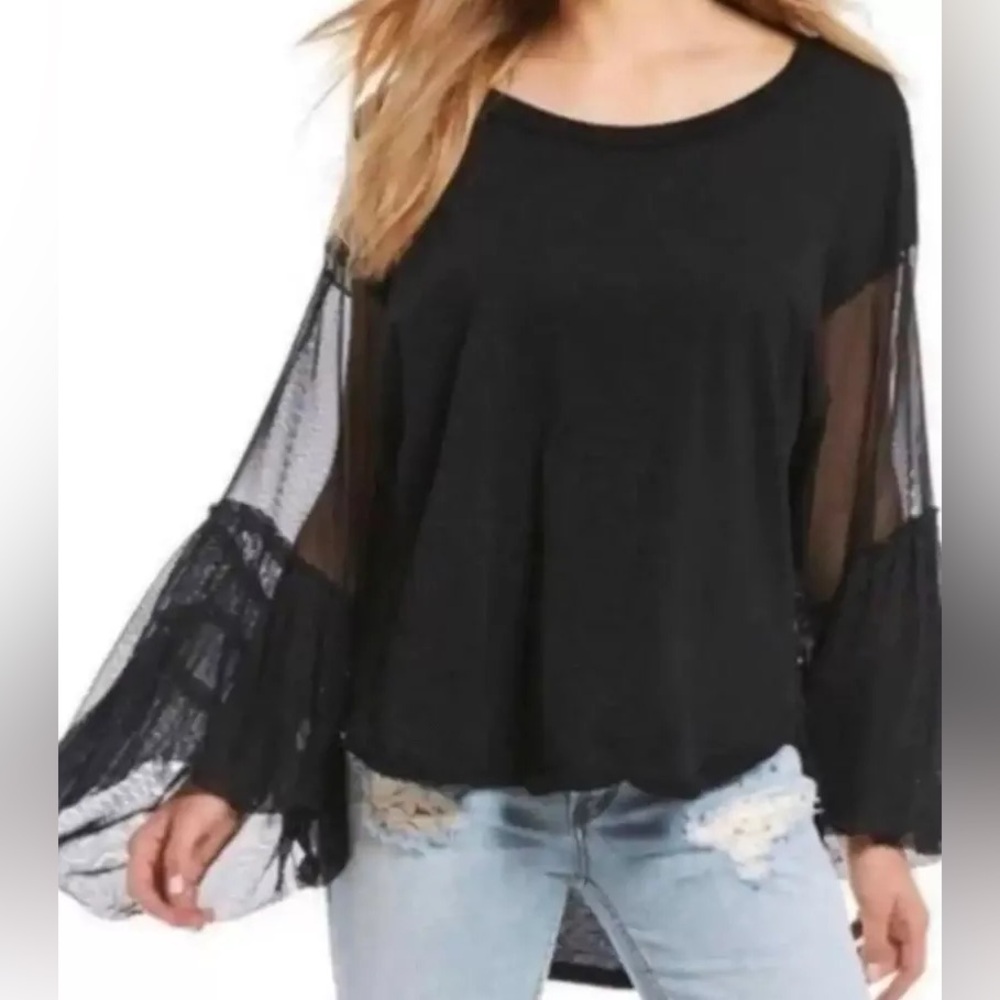 Free People Still Got It Top Black M